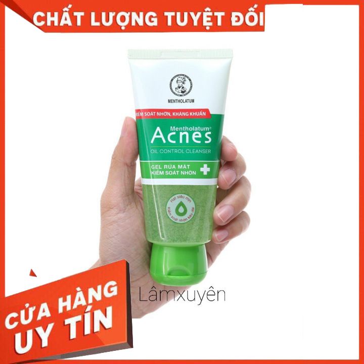 SỮA RỬA MẶT DẠNG GELL Acnes Oil 100G làm sạch bụi bẩn bã nhờn ngừa mụn