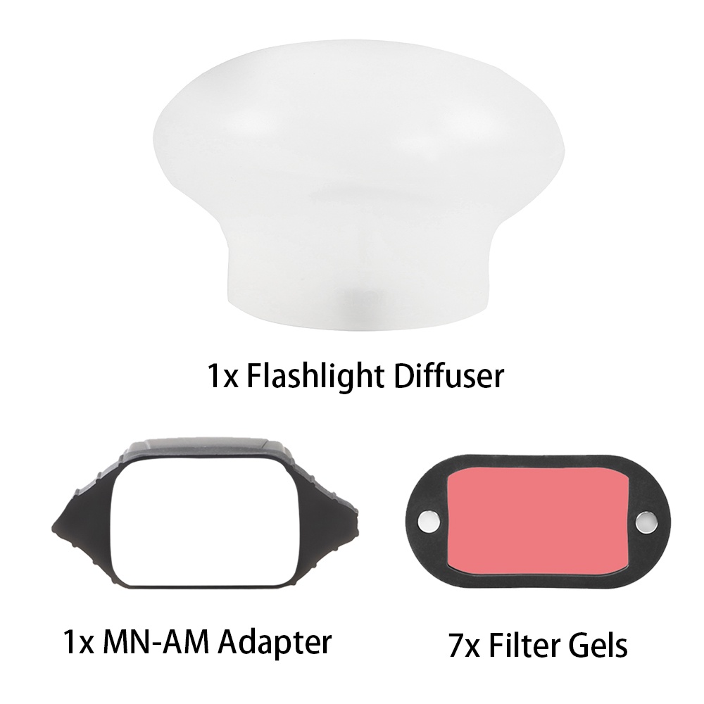 Canon bộ đèn flash nam châm combo tản sáng 4 trong 1 SELENS cho máy ảnh CANON Godox Nikon Yongnuo