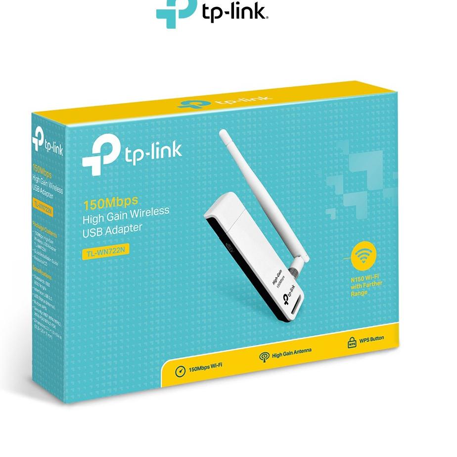 Bộ phát wifi TP-Link TL-WN722N Có Anten 150 Mbps thu sóng cực mạnh