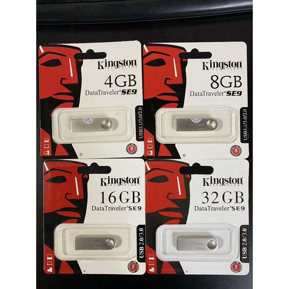 USB Kingston SE9 4GB 8GB 16GB 32GB 64GB Sắt Chống Nước