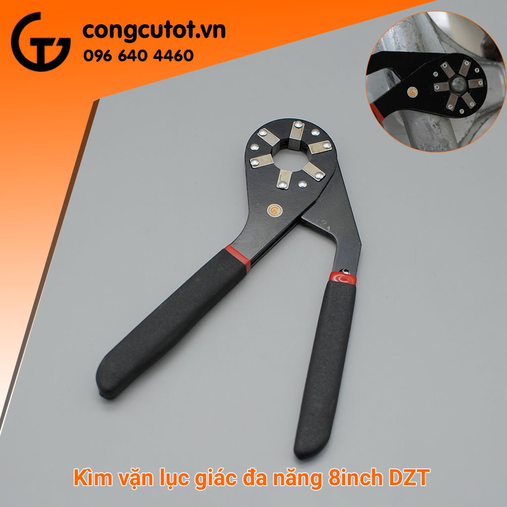 Kìm, kềm vặn lục giác đa năng, ma thuật DZT 8inch