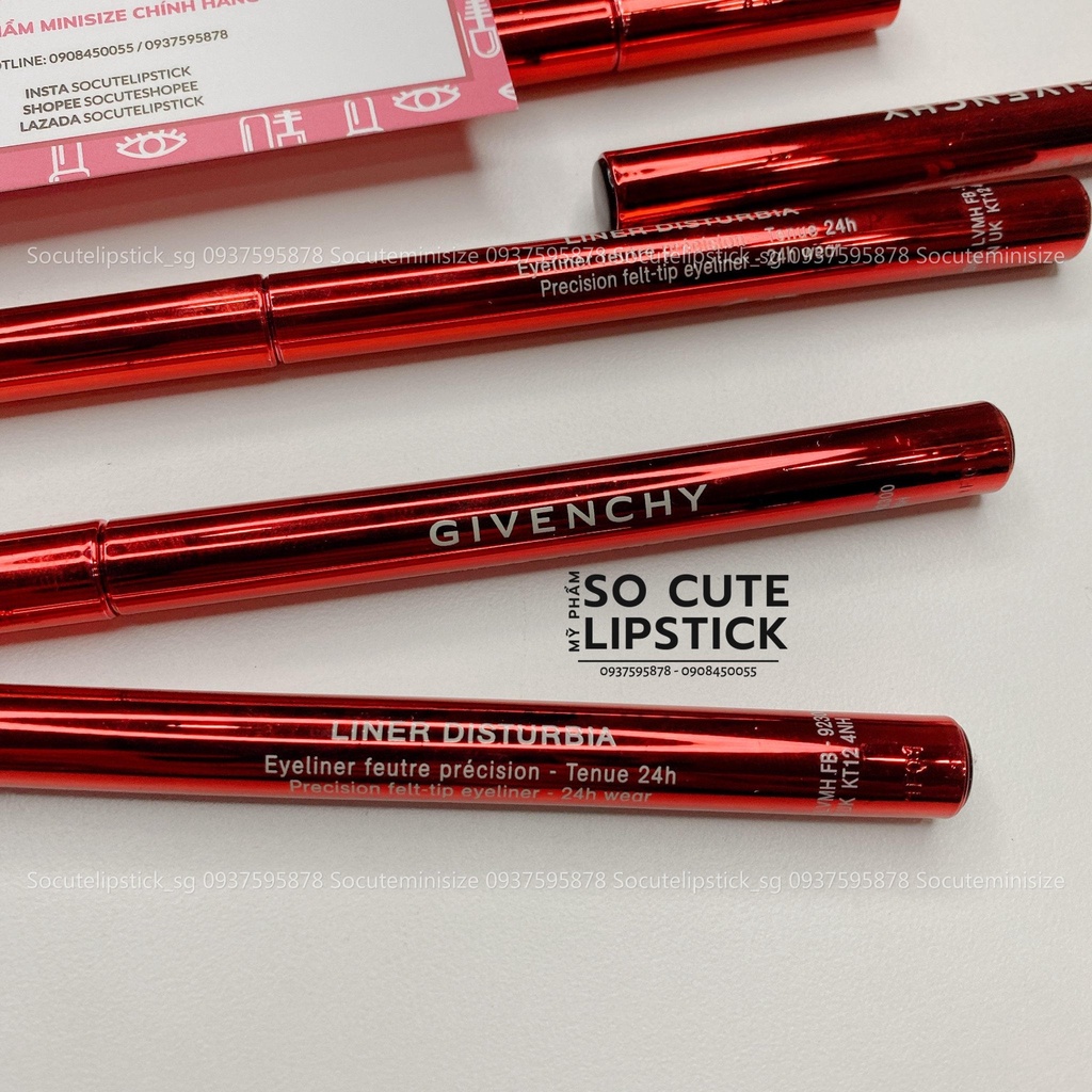 (Unbox) Kẻ mắt Givenchy Disturbia Precision Felt Tip Eyeliner