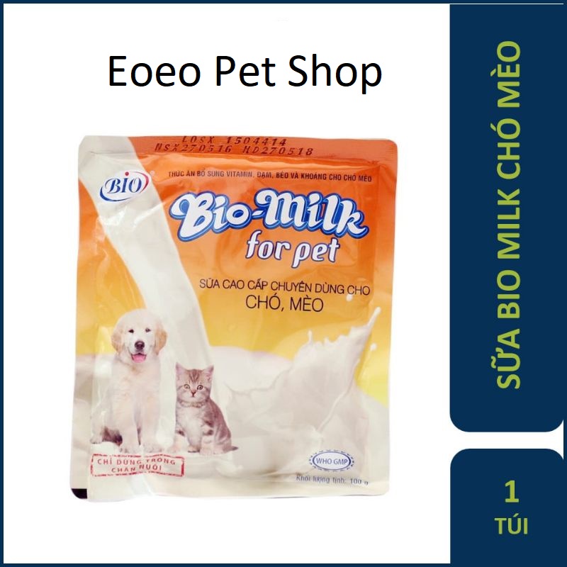 Sữa bột chuyên dụng cho chó mèo Bio chính hãng