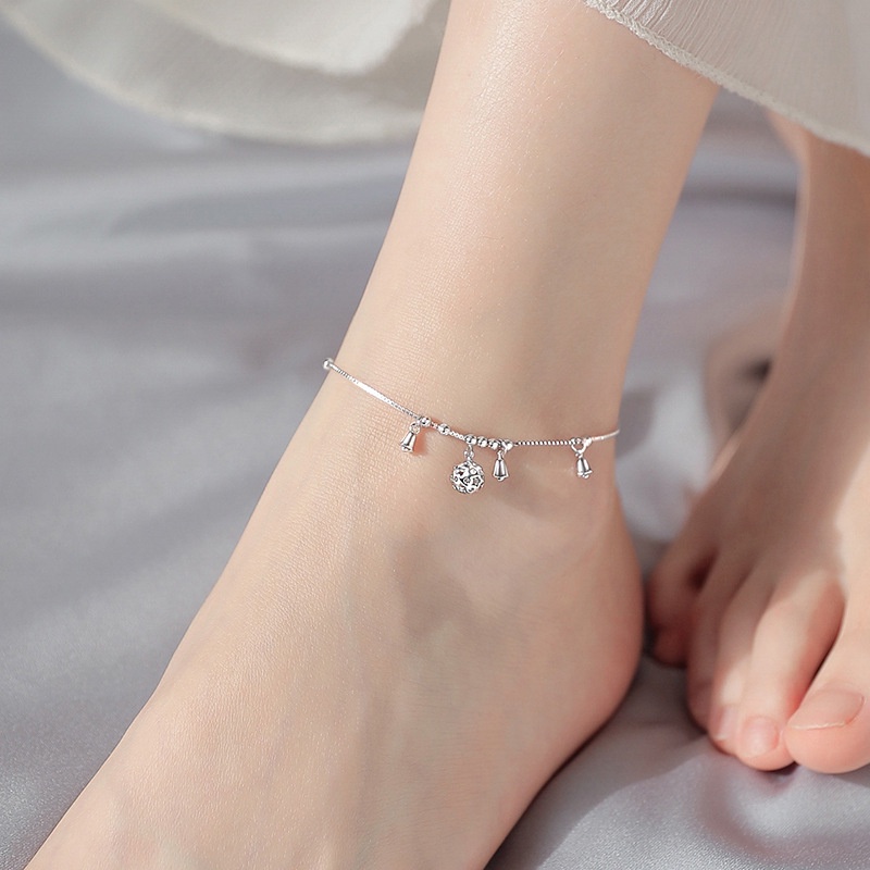 Vòng chân nữ chất lượng cao thiết kế cổ điển có chuông