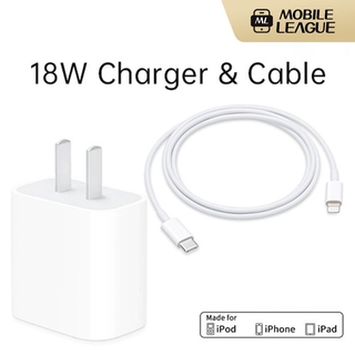 Apple 18W PD Fast Charger USB-C Smart Phone Original Material Power Adapter Charger for iPad for iPhone 7/8 iphone 7 plus/8 plus /iphone X/ipohne 11 pro 18 Watts