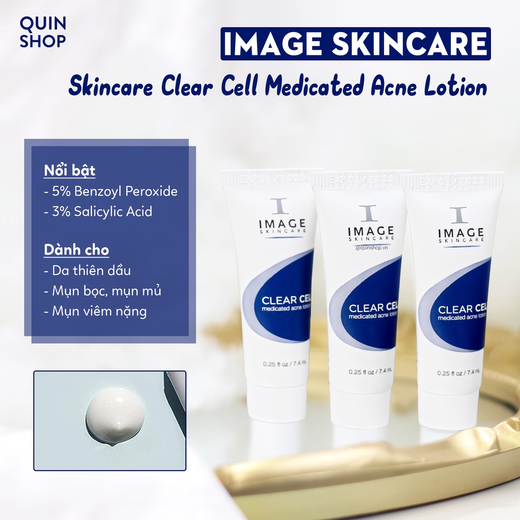 Kem Giảm Mụn Image Skincare Clear Cell Medicated Acne Lotion