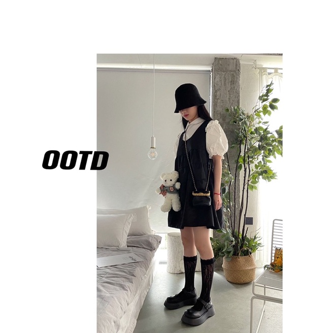 Giày búp bê có quai lolita Mary Jane đế cao bánh mì dễ thương ulzzang Nhật Bản [Yannie]