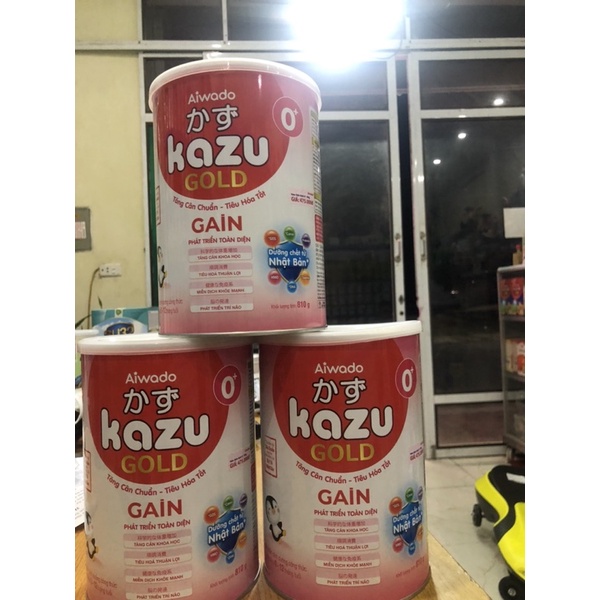 Sữa Kazu gold Gain số 0 (800g)