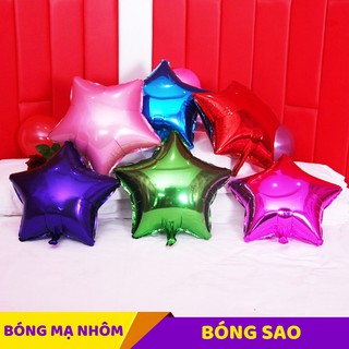 Bóng ngôi sao 5 cánh 18inch -10 inch (tuỳ chọn màu) trang tri sinh nhật sụ kiện