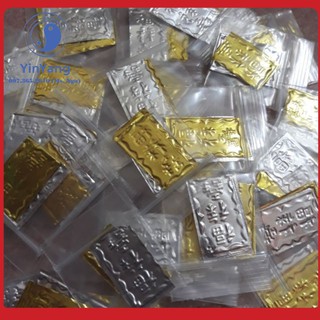 COMBO 40 LÁT VÀNG LÁT BẠC DÁT MỎNG ĐỂ TRONG CỐT BÁT HƯƠNG