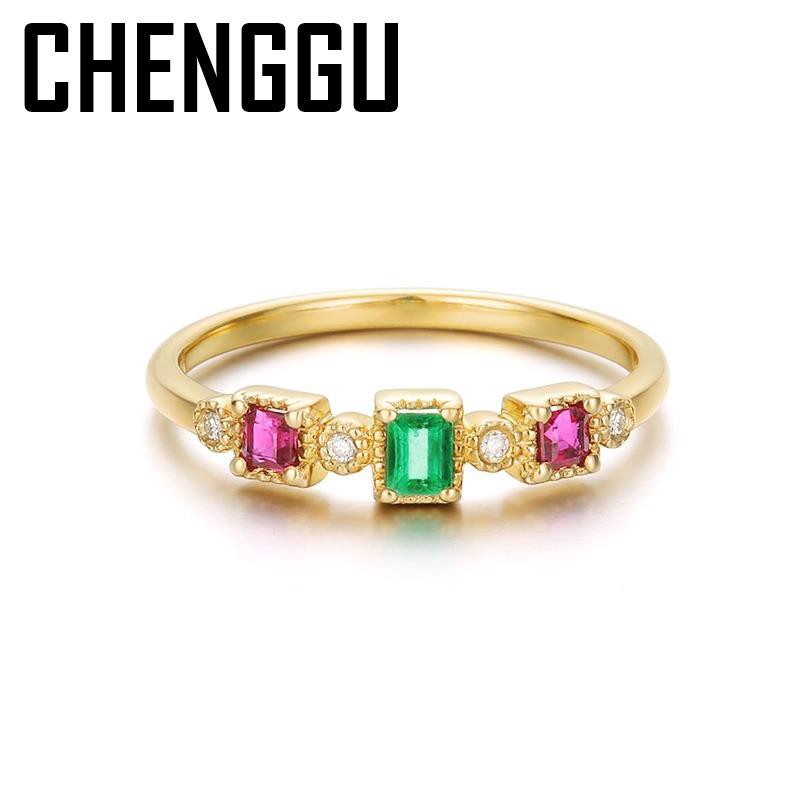 Nhẫn Vàng 14k Đính Đá Thạch Anh Tím Sang Trọng Cho Nữ