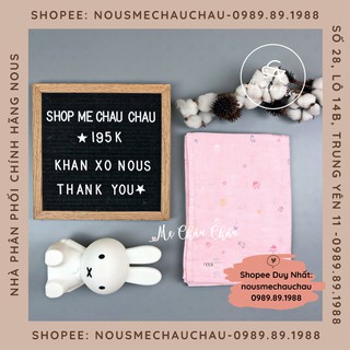 Set 5 khăn sữa hồng noel nous
