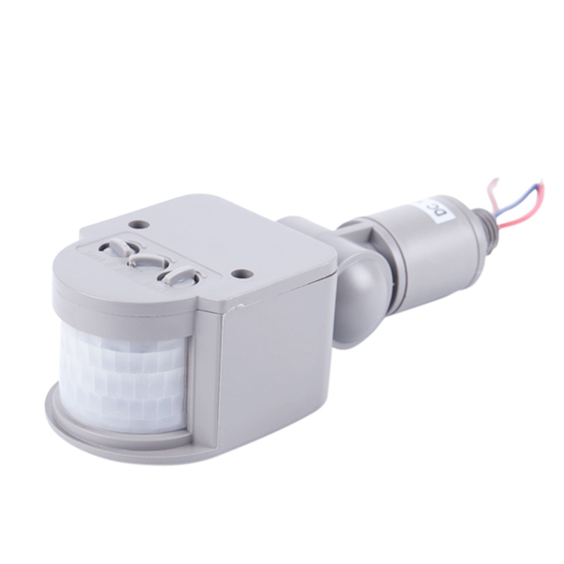 Outdoor 12V DC Automatic Infrared PIR Motion Sensor Switch for LED Light, Gray