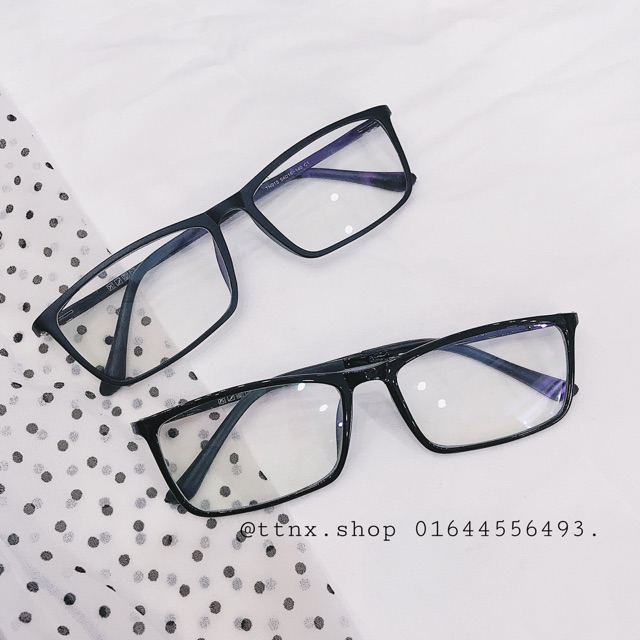 Kính gọng dẻo cắt cận - Size vừa