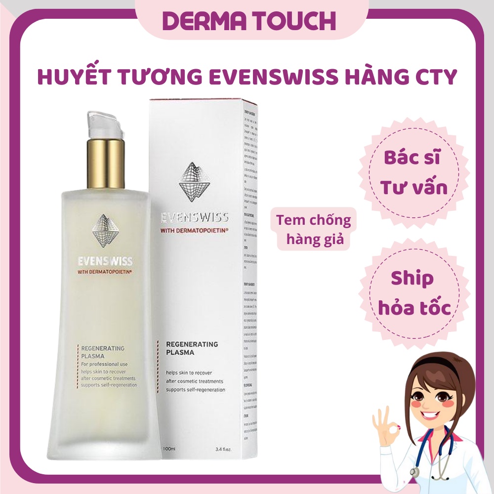 Huyết Tương Phục Hồi Da - EVENSWISS REGENERATING PLASMA 50ml hàng Cty, có tem, nhãn phụ