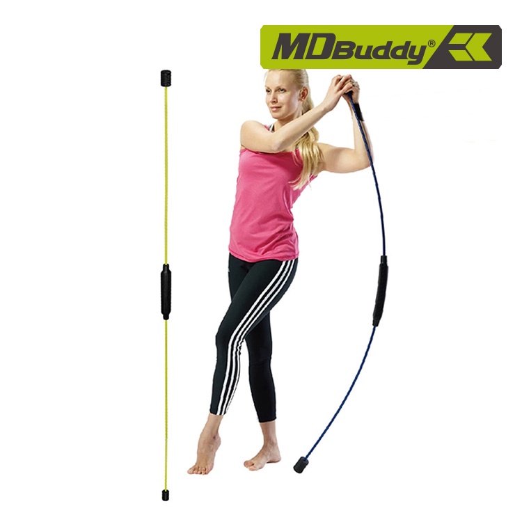 Gậy Rung Tập Gym - Thanh Rung FLEX BAR Đàn Hồi Tập Gym Đa Năng Làm Gọn Cơ Thể Săn Chắc Các Cơ Tại Nhà Siêu Bền