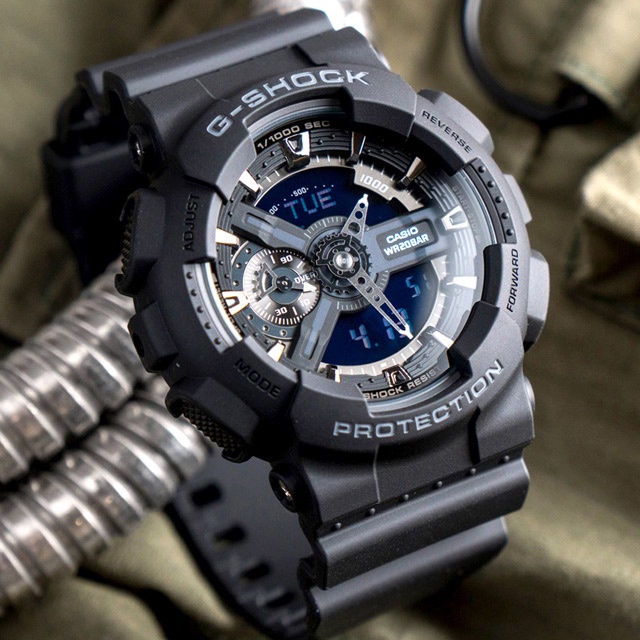 Đồng Hồ Thể Thao Nam Nữ CASIO G-Shock GA-110-BDR  Chống va đập, ảnh thật, full box , Autolight , chống nước chống shock | WebRaoVat - webraovat.net.vn