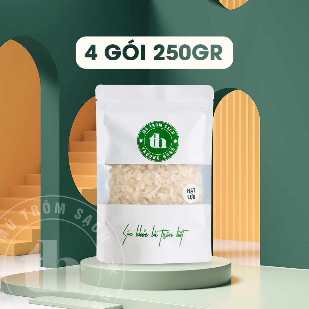 Combo 4 gói Mủ trôm sạch nguyên chất Trương Hùng loại Hạt Lựu 250gr thanh lọc, giải nhiệt cơ thể - Uy tín chất lượng