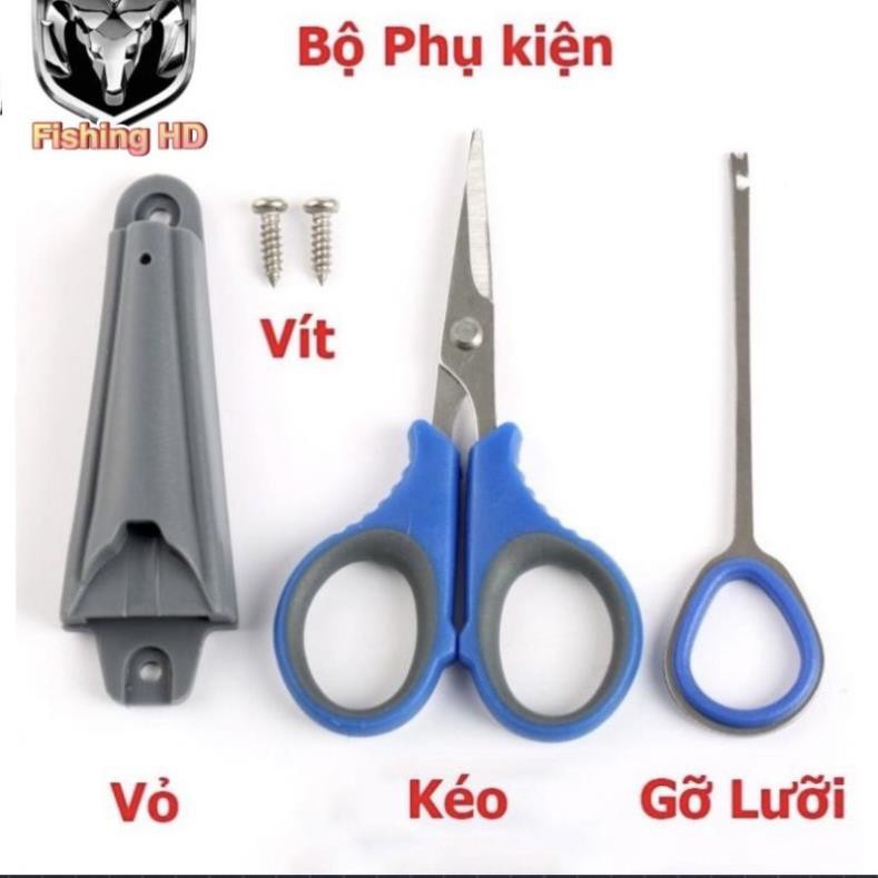 Bộ Phụ Kiện Câu Cá Kéo Cắt Thẻo Gỡ Lưỡi Câu Cá Vô Cùng Tiện Lợi PK35 đồ câu FISHING_HD