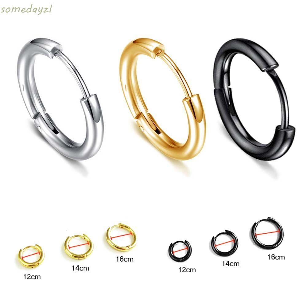 Bông Tai Hình Tròn Mini Thời Trang Dành Cho Nữ|Nhẫn Thép Titan Nhiều Màu Sắc Đầy Cá Tính