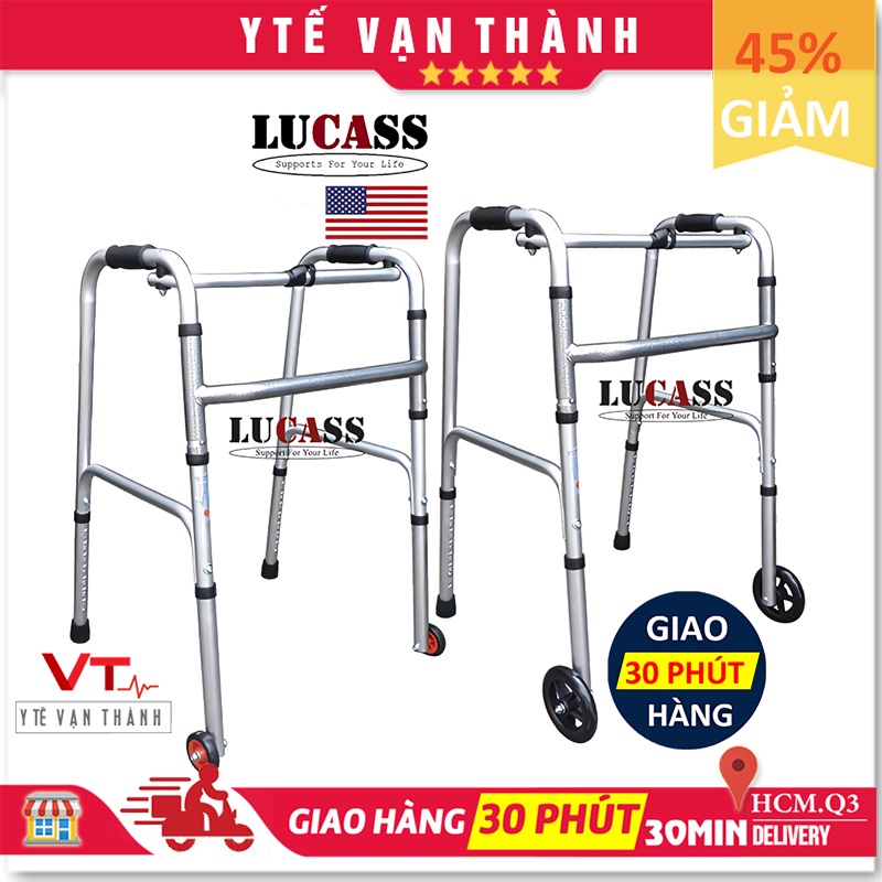 ✅ [CAO CẤP - LUCASS] Khung Tập Đi Bánh Lớn, Nhỏ Lucass W-47 & Lucass W-79 (Chính hãng 100%) - VT0140