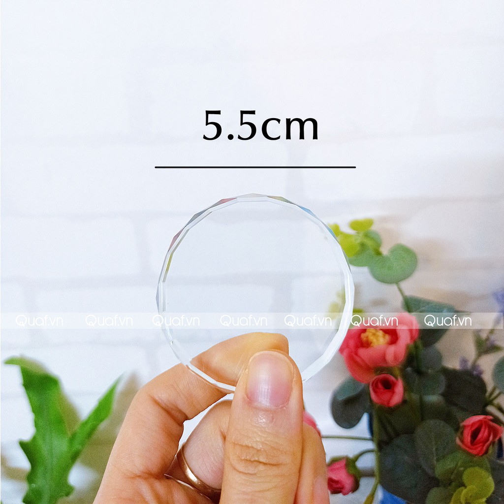 Phôi Pha Lê Tròn - Dùng In UV, Khắc Laser