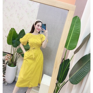 Váy xòe sơ mi cổ tàu V0006