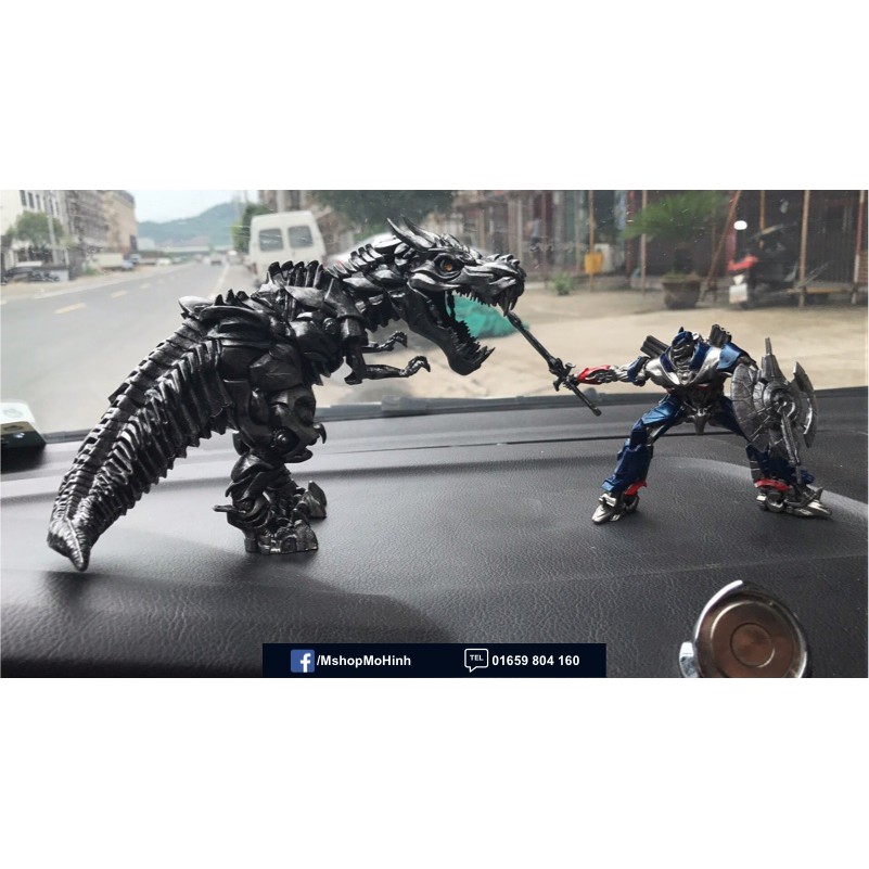 Mô hình Transformmer Optimus cưỡi khủng long Gimlock