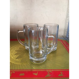 Set 12 Ly Quai Bia Trơn Thuỷ Tinh 100-TVP
