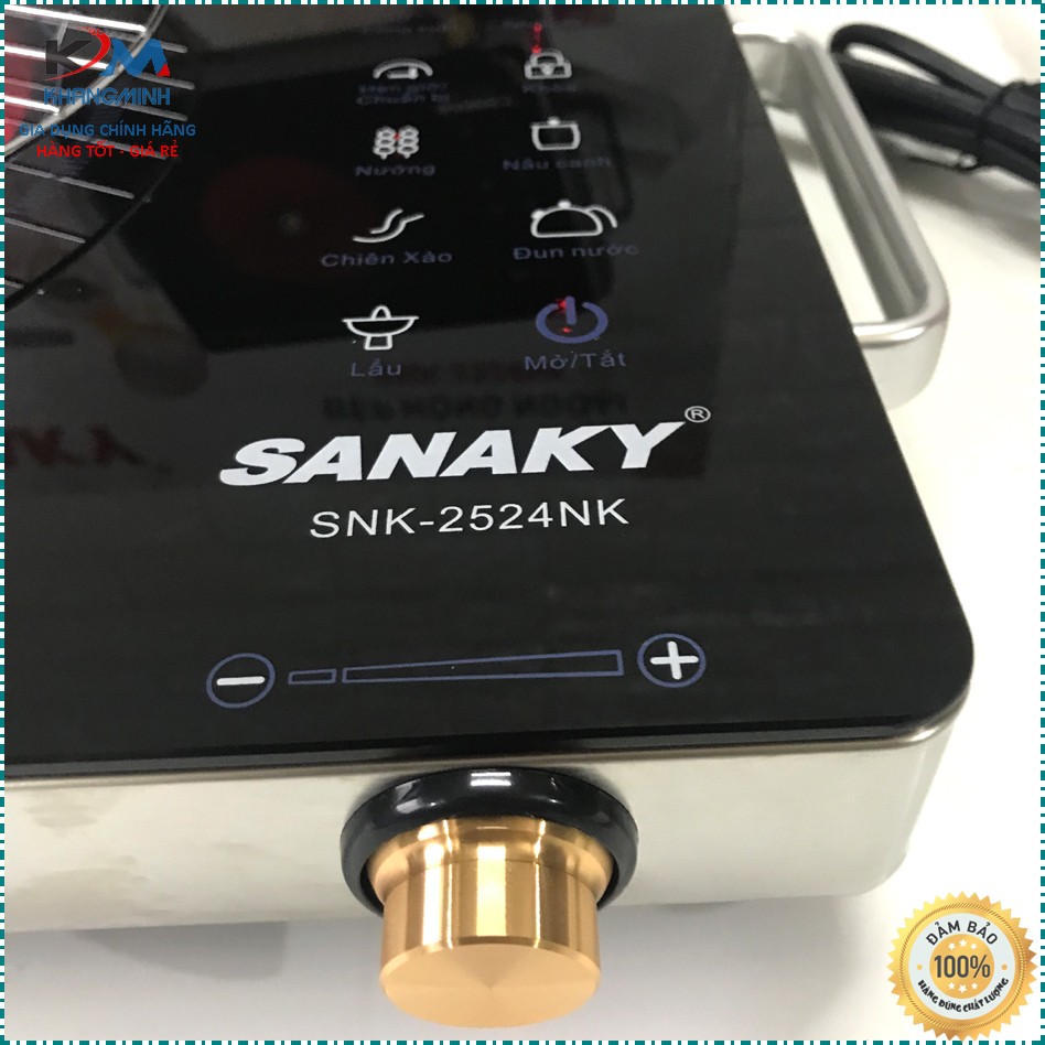 Bếp hồng ngoại cảm ứng Sanaky SNK 2524 NK Hàng chính hãng Bảo Hành 12Tháng