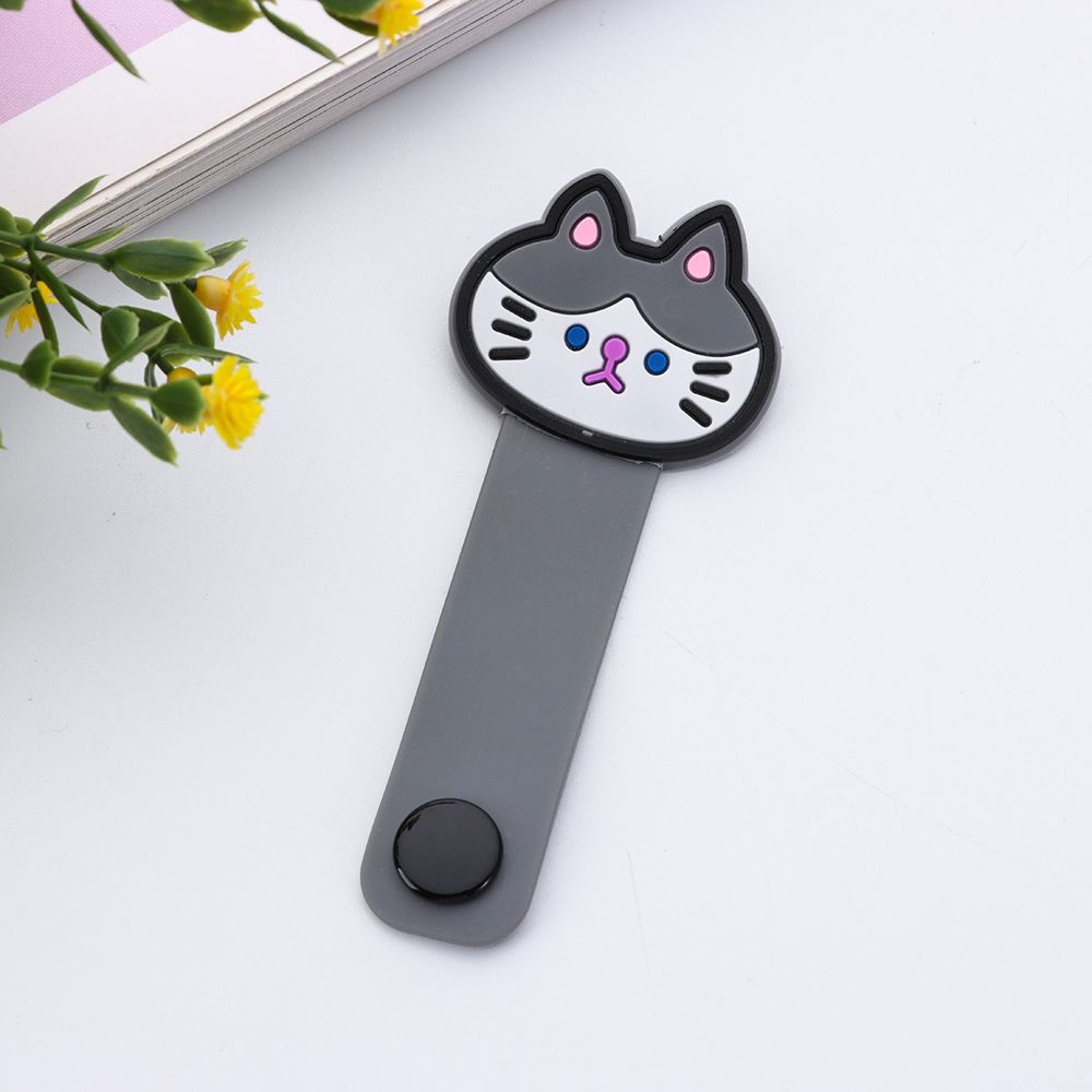 1 Phụ Kiện Quấn Dây Cáp Bằng Silicon Hình Hoạt Hình Dễ Thương