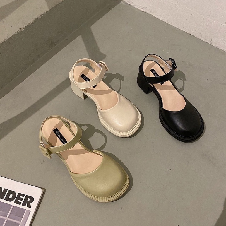 sandal basic mùa thu sẵn hàng