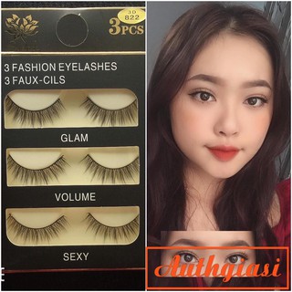 [MI TỰ NHIÊN] Sỉ Mi chồn 3D 3 đôi 3D 822