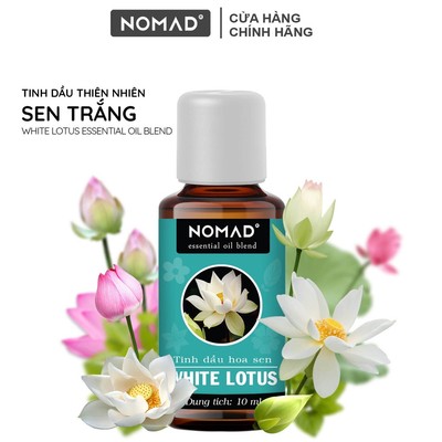 Tinh Dầu Sen Trắng Nomad Essential Oil White Lotus