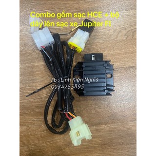Combo lên sạc HCE cho xe JUPITER FI