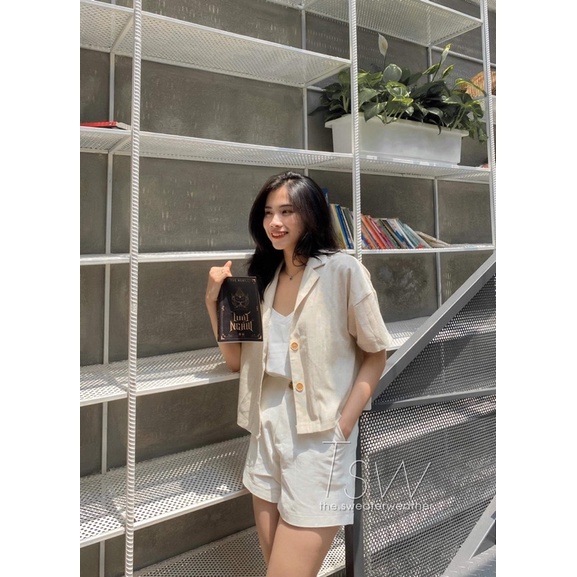 Áo khoác blazer cộc tay ( Ảnh thật ) | BigBuy360 - bigbuy360.vn