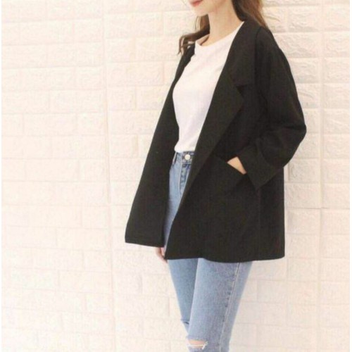 💥Áo Blazer, áo khoác dáng ngắn. Tay dài+áo 2 lớp có túi | BigBuy360 - bigbuy360.vn