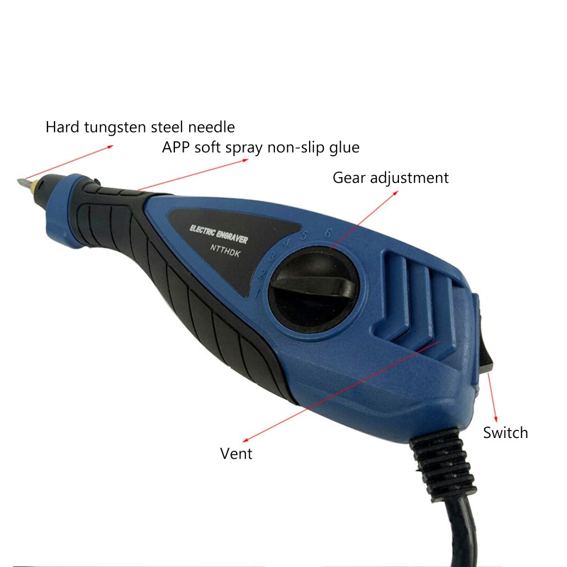 Bút Khoan Điện Tốc Độ Cao Chuyên Dụng Cho Điêu Khắc Đánh Bóng