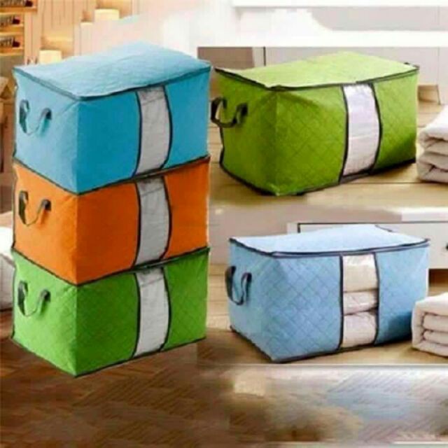 Túi vải đựng chăn màn, mềm, quần áo tiện dụng.