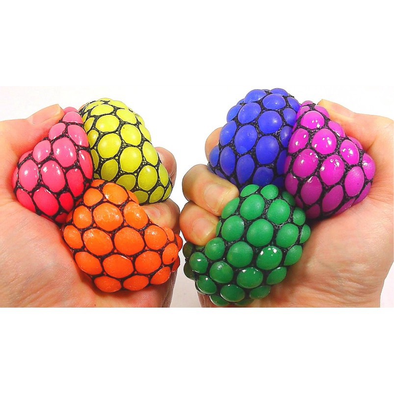 [Trứng Lưới Slime] - Quả Bóng Lưới Slime - Stress Ball - Nho Trút Giận