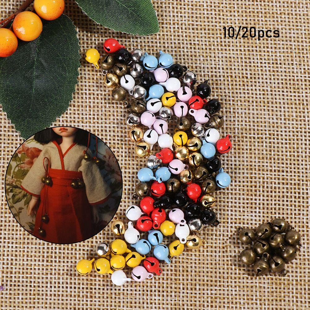 Set 10/20 Chuông Mini Siêu Nhỏ Dùng Làm Vòng Cổ Cho Búp Bê