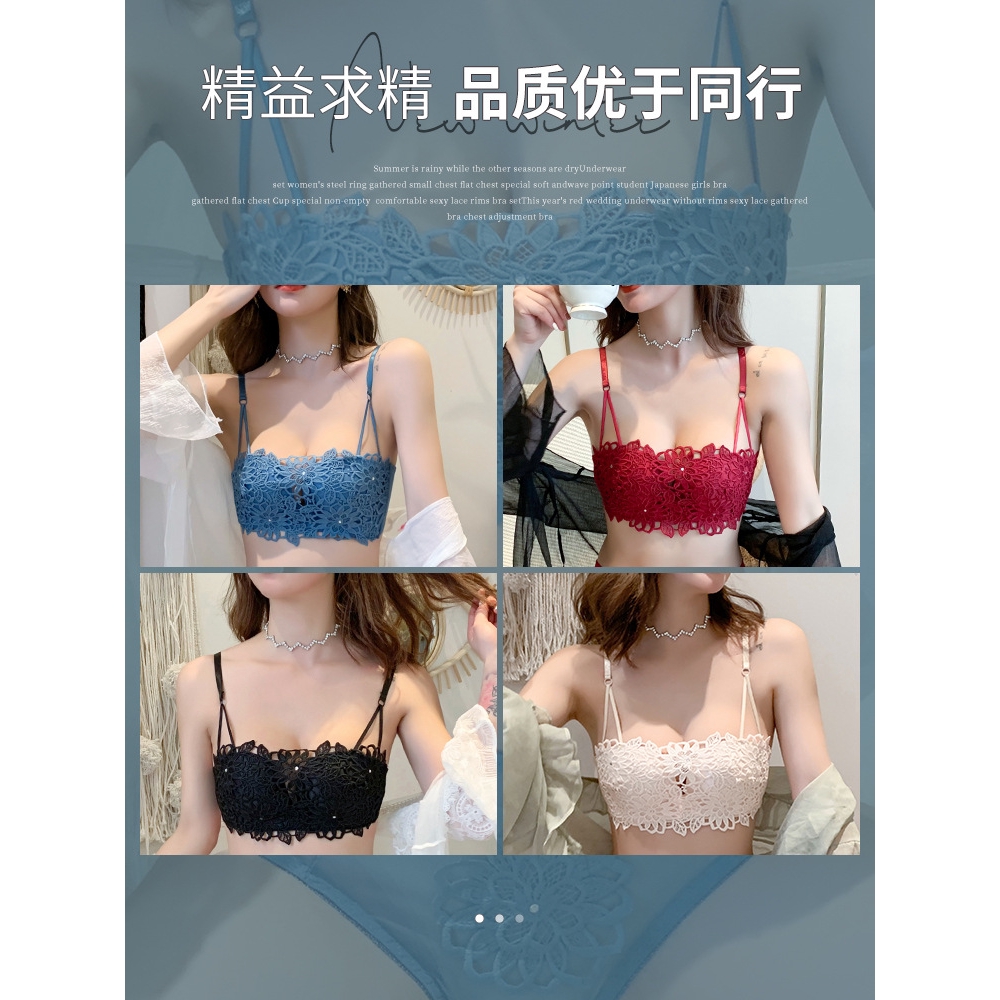 Bộ Đồ Lót Phối Ren Không Gọng Quyến Rũ Dành Cho Nữ (Có Bán Lẻ) | BigBuy360 - bigbuy360.vn