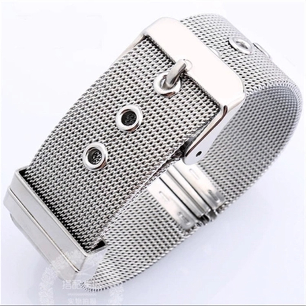 Ultra Thin Milanese Straps Wristwatch Bracelet Link Bands 304 Stainless Steel Mesh Wristband 18mm 20mm 22mm 24mm
