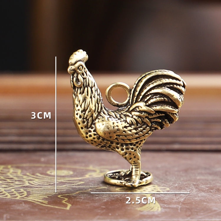 Tượng Gà Trống Bằng Đồng Nguyên Chất Dùng Trang Trí Phòng Khách / Phòng Ngủ