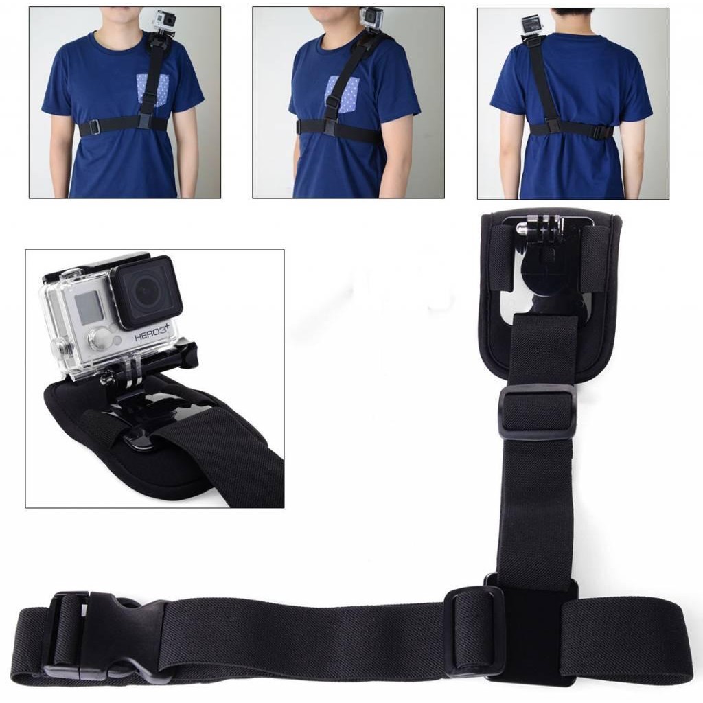 Dây đai đeo vai cho máy quay camera hành động Gopro - Sjcam