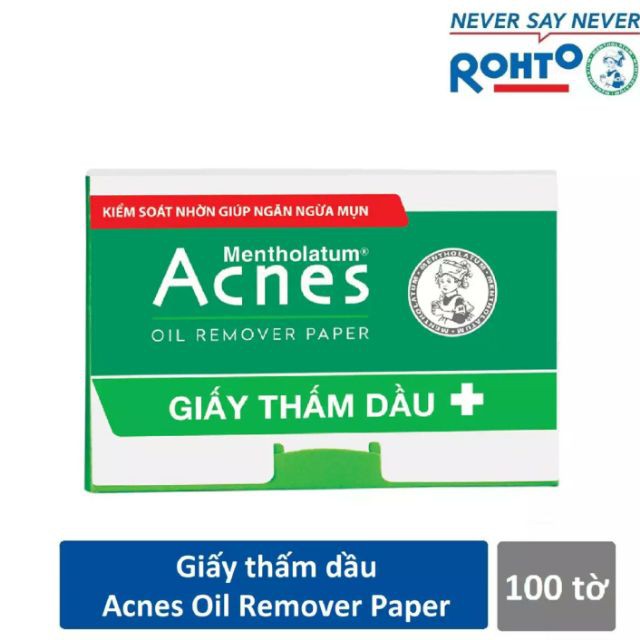 Giấy Thấm Dầu Acnes – Acnes Oil Remover Paper 100 tờ