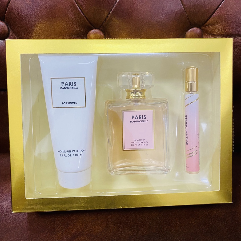 Set nước hoa nữ  Paris Mademoiselle Eau De Parfum for Women 3.4 fl oz SANDORA