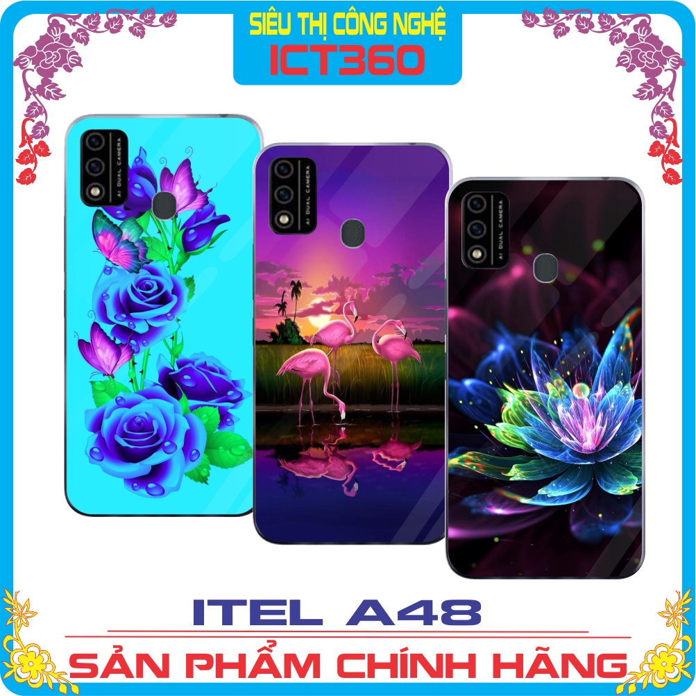 Ốp lưng kính ITEL A48 - Nhận in ảnh theo yêu cầu