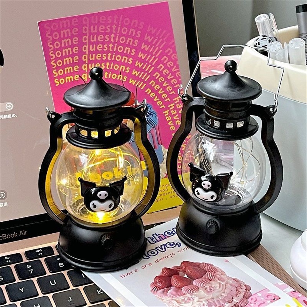 Lồng Đèn LED Để Bàn Sử Dụng Pin Phong Cách Retro