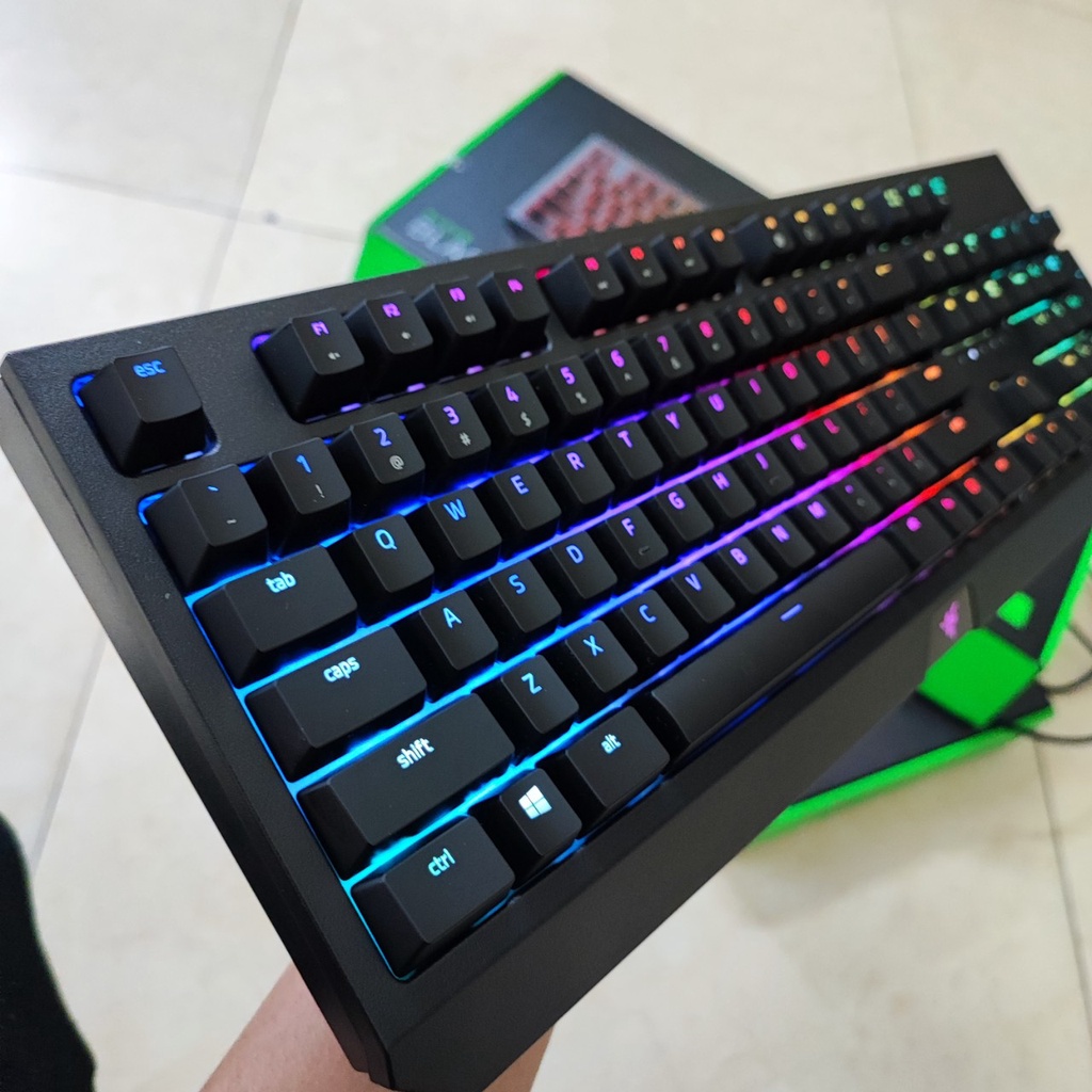 CHÍNH HÃNG RAZER - Bàn phím cơ game Razer Blackwidow Green Switch Chính hãng giá rẻ